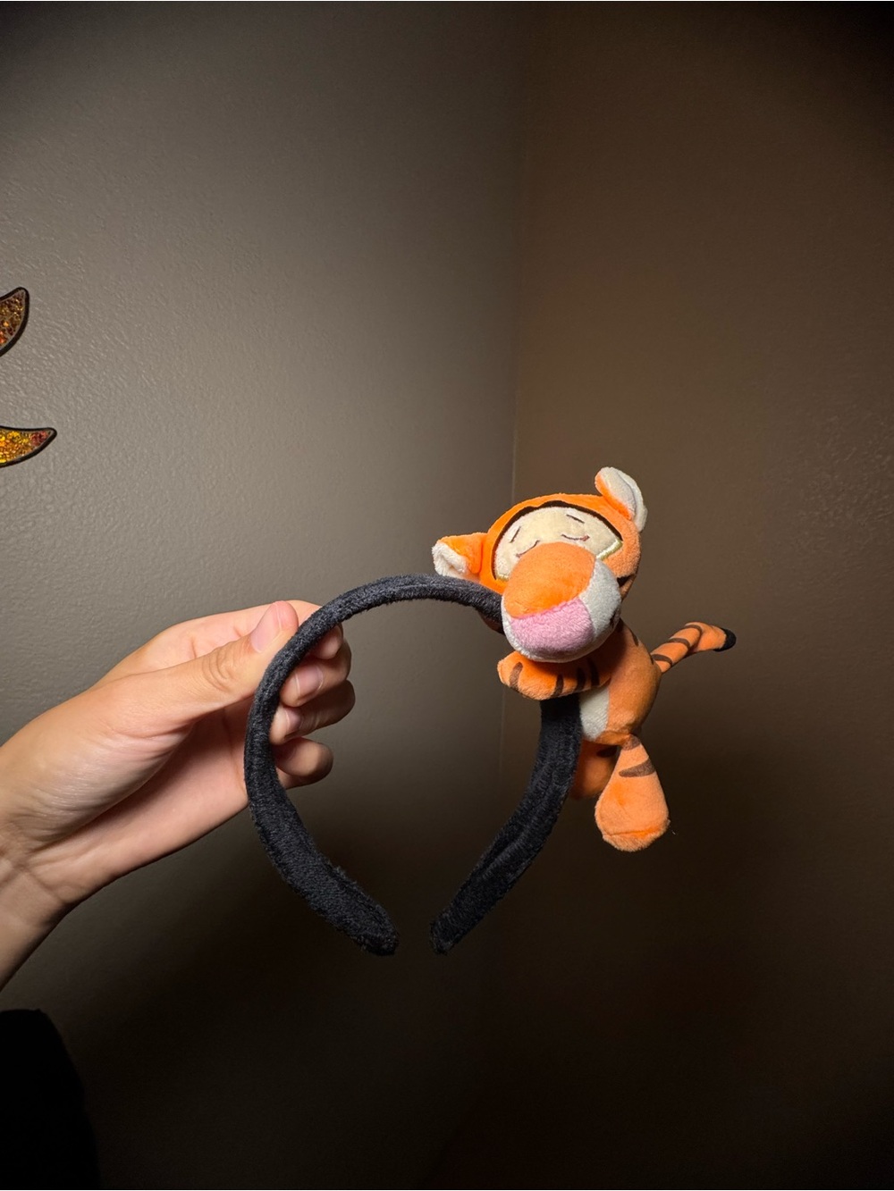 Plush Orange Tiger Winnie the Pooh Character Headband for Kids Teens Adults !